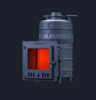 печь для бани gfs искандер ураган 25м pro зк чугунная