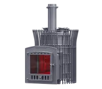 печь для бани gfs авангард ураган 25п2с зк тюльпан чугунная