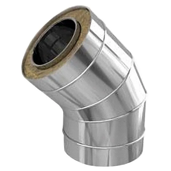 колено craft утепленное угол 135° нержавеющее (316/0,8/304/0,5мм) ф150/250 по воде #