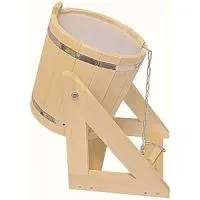 обливное устройство русская забава 15л с пластмассовой вставкой банный эксперт