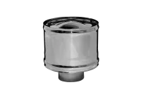 зонт феррум нержавеющий (430/0,5 мм) ф140 с ветрозащитой по воде #