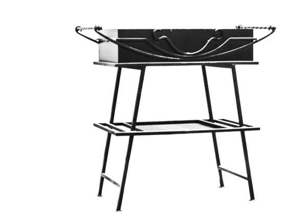 мангал м-05, 100*107*44см, антрацит. дачный эксперт