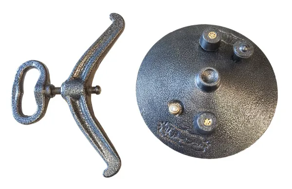 афганский казан-скороварка rashko baba с ручками 10 литров черный, алюминий